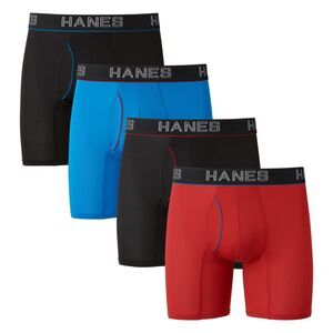 Hanes 4-Pack Ultimate Men's Boxer Briefs Ultra Lightweight L